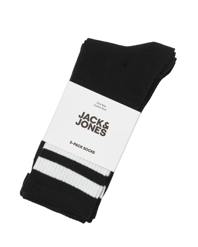 Product: JACK & JONES - TRIS CALZINI NERI TRAVIS (1 of 3)