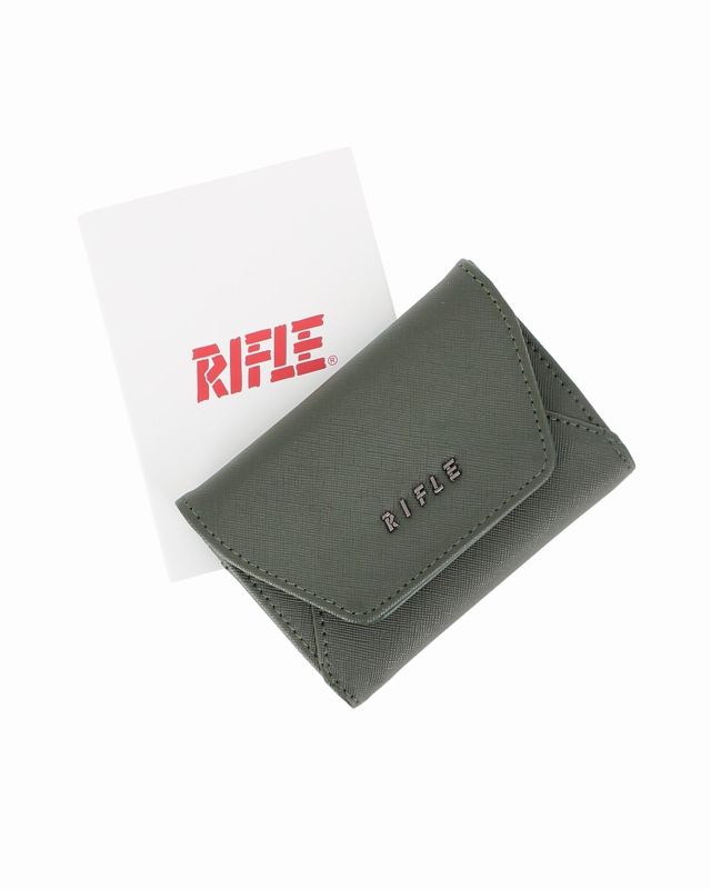 Product: RIFLE - Portafoglio verde da donna con logo (1 of 3)