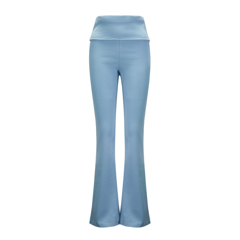 Product: BACHATA - Pantalone azzurro a zampa (1 of 2)