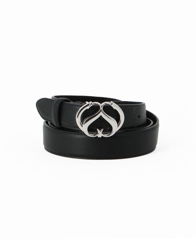 Product: SOLO SOPRANI - Cinta nera da donna con fodera in VERA PELLE (1 of 3)