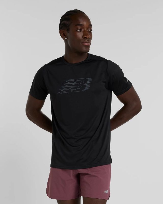 Product: T-SHIRT MM ESSENTIALS PRINTED RUN BLACK (1 of 3)