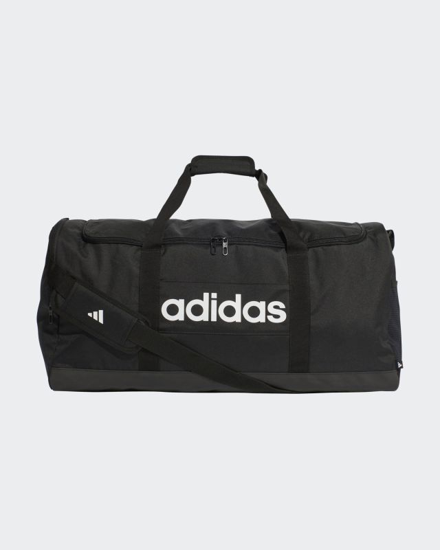 Product: ADIDAS - BORSONE LINEAR DUFFEL L NERO CON LOGO BIANCO - JE8344 (1 of 5)