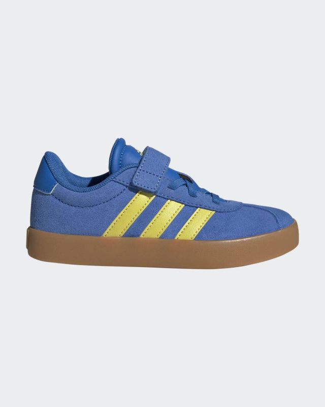 Product: ADIDAS - SCARPA SNEAKERS VL COURT 3.0 SCAMOSCIATA BLU  28-35 JH6313 (1 of 4)