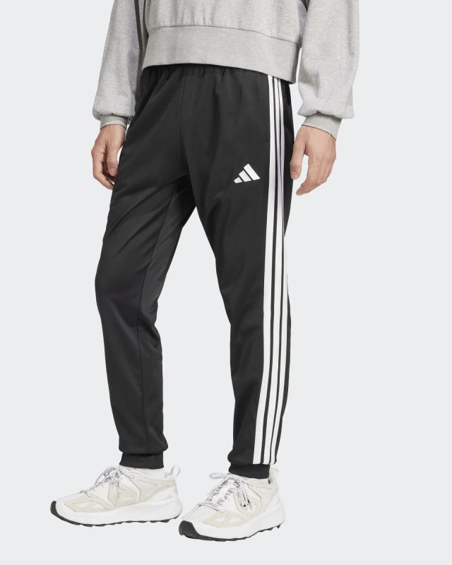 Product: ADIDAS - PANTALONI DA TUTA UOMO NERI CON 3 BANDE BIANCHE  -JI8809 (1 of 7)