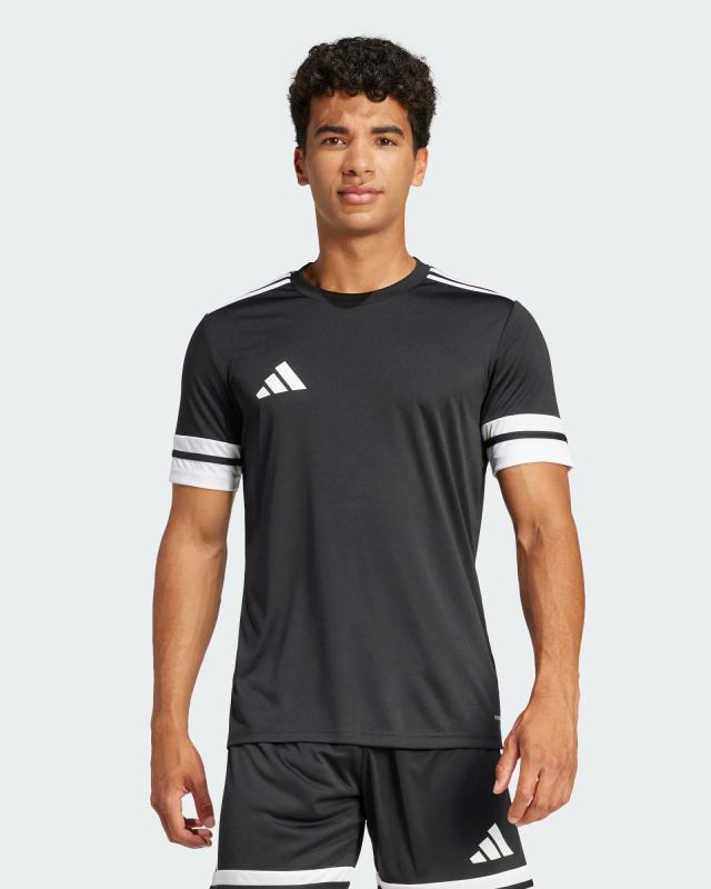 Product: ADIDAS - T-SHIRT MEZZA MANICA UOMO SQUA25 JSY NERA E BIANCA - JG5832 (1 of 4)
