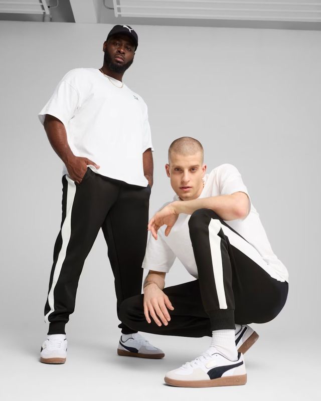 Product: PUMA - PANTALONE NERO CON BANDE BIANCHE  T7 ALWAYS ON TRACKPUMA , 629588-01 (1 of 3)