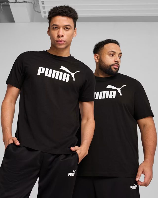 Product: PUMA - T-SHIRT  NERA  ESSENTIALS N.1 LOGO TEE DA UOMO, 682532-01 (1 of 3)