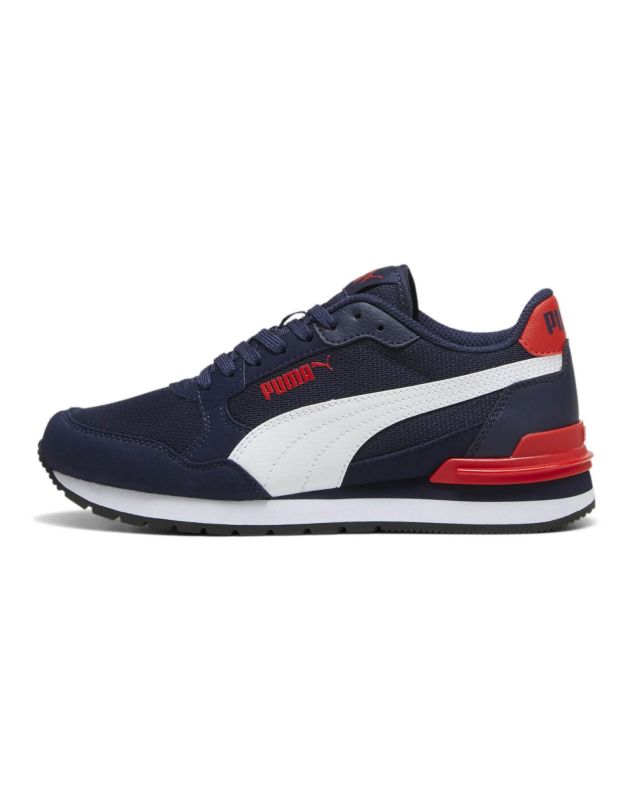 Product: PUMA - SCARPA ST RUNNER V4 MESH BLU-ROSSA DA RAGAZZO 399876-02 (1 of 5)