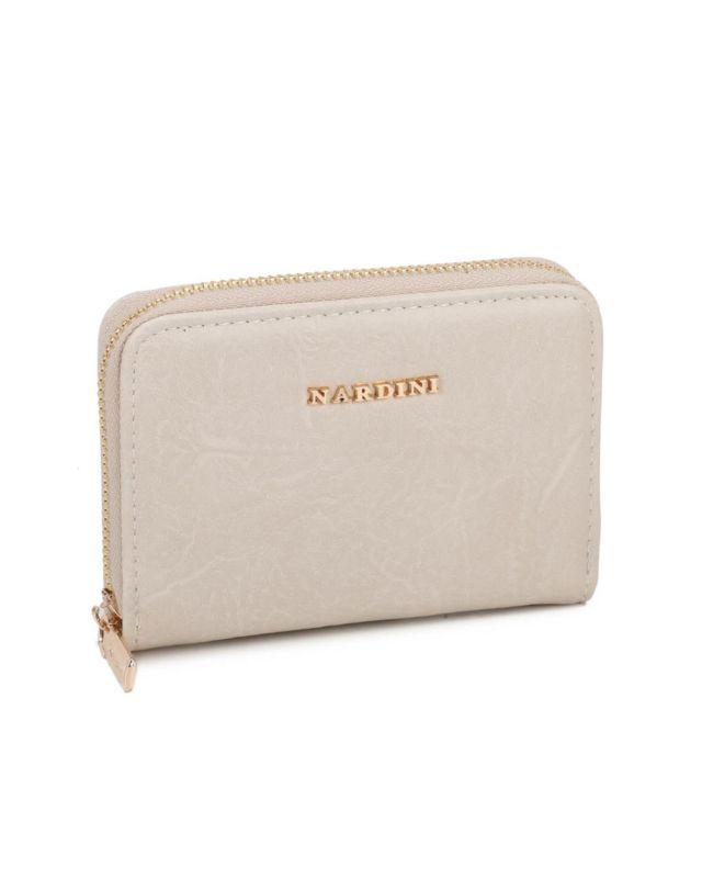 Product: NARDINI - Portacarte beige con chiusura a zip (1 of 3)