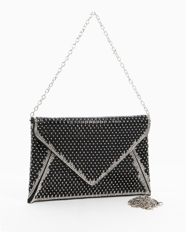 Product: DIVAS - Pochette nera con strass (1 of 5)