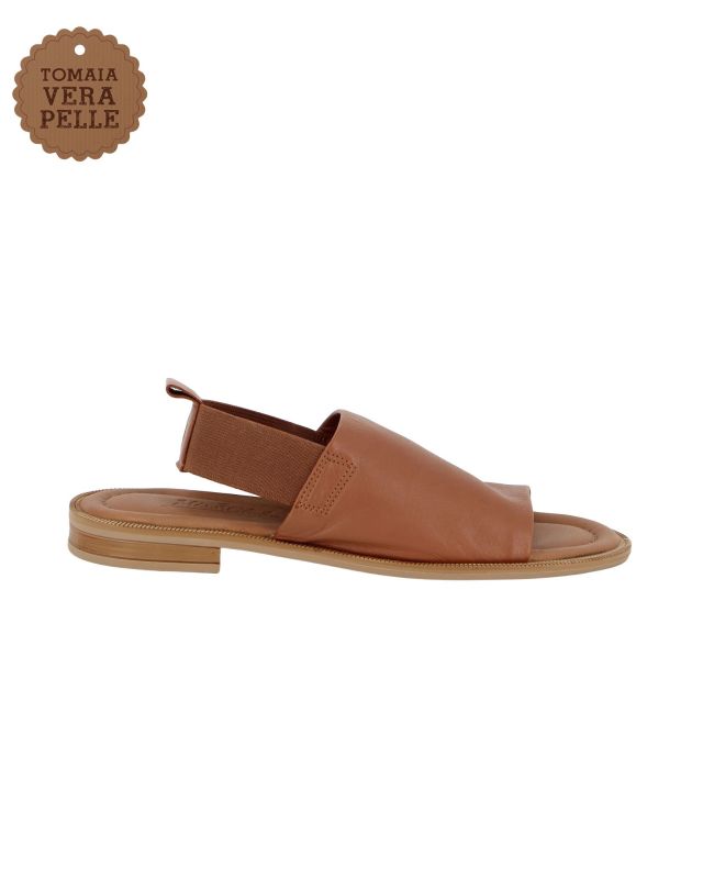 Product: MISS GLOBO - Sandalo camel in VERA PELLE (1 of 4)