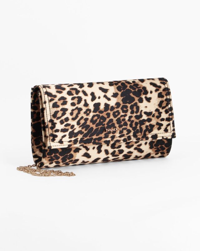 Product: NARDINI- Pochette leopardata in raso con patta (1 of 4)
