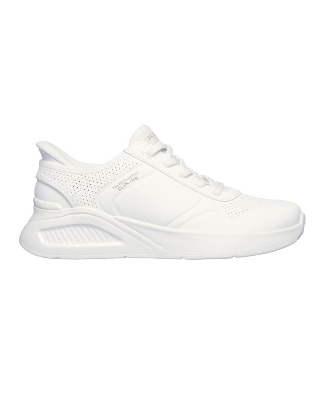 Product: SKECHERS - UNO LITE - FLOATING STEPS - Sneakers bianca da donna con tomaia in duraleather (1 of 4)