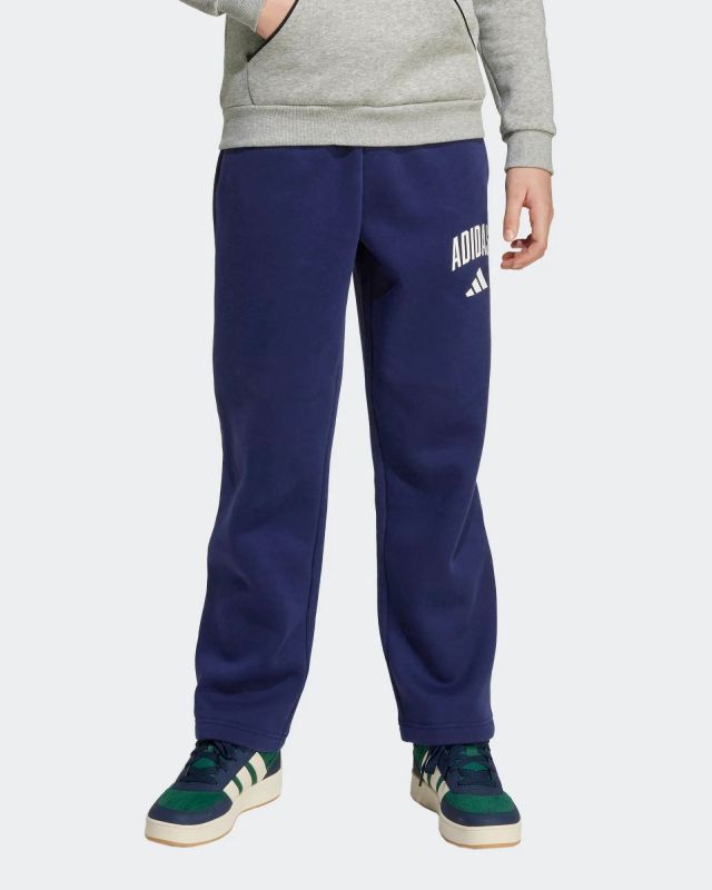 Product: ADIDAS -PANTALONI DA TUTA JUNIOR  PANTALONE CON STAMPA TIPOGRAFICA BLU E BIANCHI - JW2387 (1 of 8)