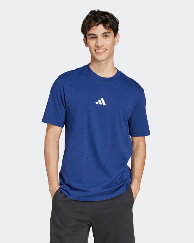 Product: ADIDAS -T-SHIRT UOMO MEZZA MANICA BLU ESSENTIALS SMALL LOGO -  JF1093 (1 of 10)