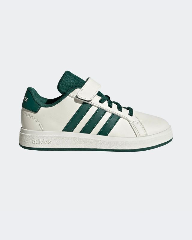 Product: ADIDAS - SNEAKERS JUNIOR BIANCA E VERDE RAND COURT 2.0 EL PS DAL 28 AL 35 -  JQ8004 (1 of 8)