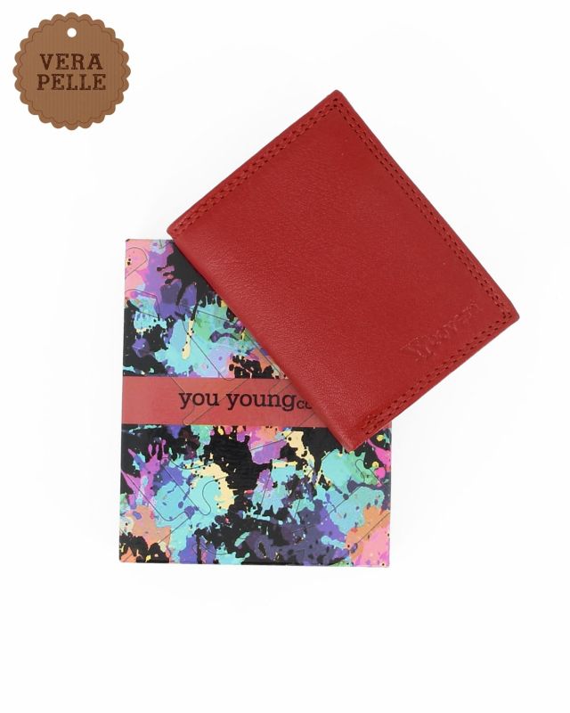 Product: YOU YOUNG COVERI - Portafoglio mattone in VERA PELLE da donna (1 of 3)
