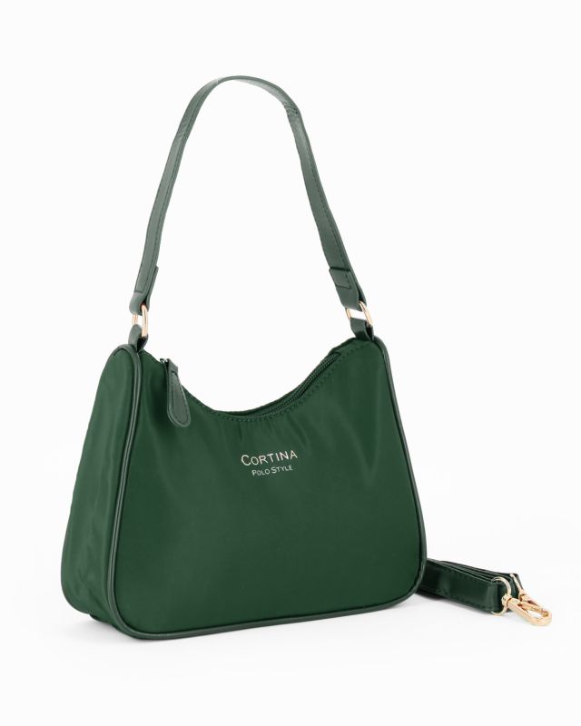 Product: CORTINA POLO STYLE - Minibag verde con tracolla removibile (1 of 4)