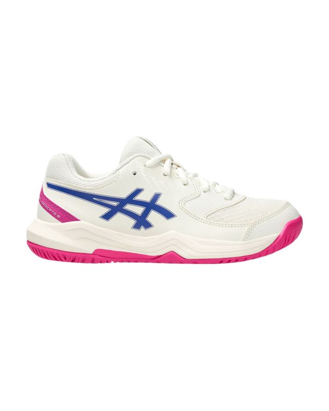 Product: ASICS - SNEAKER JUNIOR GEL-DEDICATE 8 GS 4-7-CREMA E MAGENTA, NUMERATA 35,5 - 40   1044A077-105 (1 of 7)