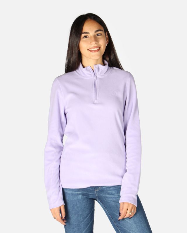 Product: ON SPIRIT - MICROPILE DONNA  MEZZA ZIP LILLA  -  VALENTINA (1 of 9)