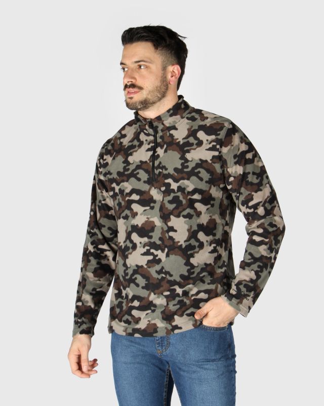 Product: ON SPIRIT - MICROPILE UOMO  MEZZA ZIP MILITARE -  VITTORIO (1 of 8)