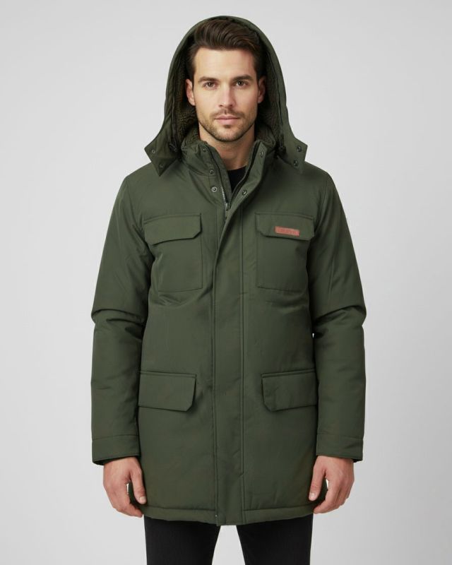 Product: GIUBBINO PARKA GIDEON MILITARY GREEN (1 of 5)