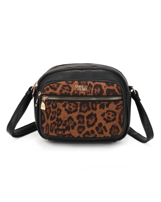 Product: ENRICO COVERI - Tracolla maculata con quattro scomparti (1 of 3)