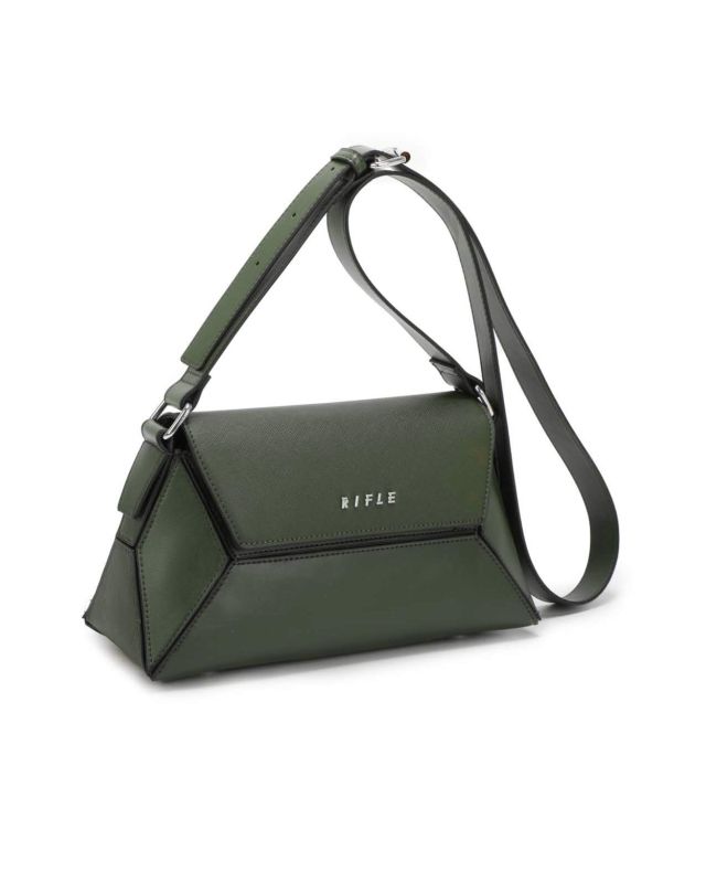Product: RIFLE - Tracolla verde con patta (1 of 3)