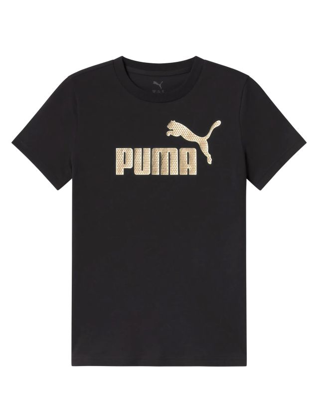 Product: PUMA – T-SHIRT ESSENTIALS+TEXTURED FOIL LOGO JUNIOR NERA – 692207-01 (1 of 2)