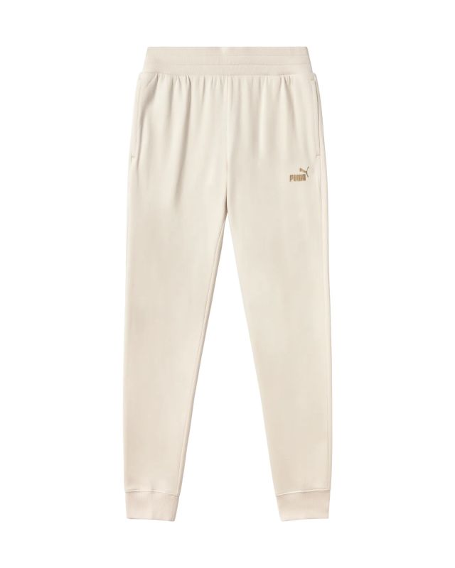 Product: PUMA - PANTALONE TUTA  BEIGE ESSENTIAL+TEXTURED FOIL LOGO DA DONNA, 692200-87 (1 of 2)