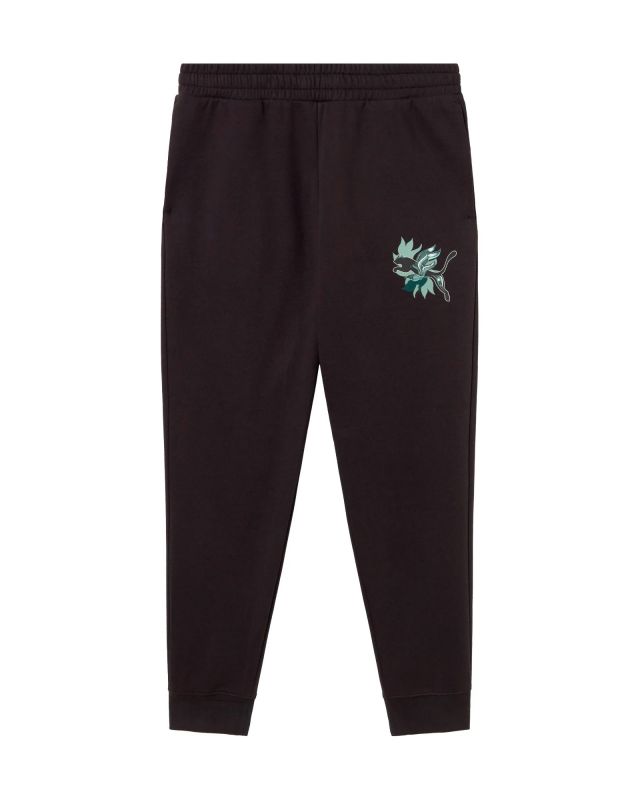 Product: PUMA - PANTALONE TUTA NERO GRAPHIC FLOWERED DA DONNA,  693423-01 (1 of 2)