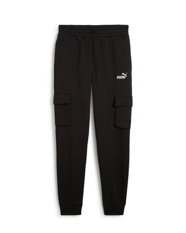 Product: PUMA - PANTALONE TUTA NERO ESSENTIALNO.1 LOGO CARGO FL CL  DA UOMO,  682660-01 (1 of 2)