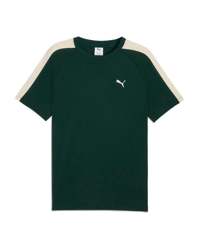 Product: PUMA - T-SHIRT  VERDE T7 TEE  DA UOMO, 629592-75 (1 of 7)