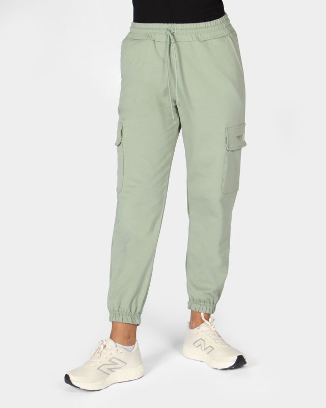 Product: GOLA -PANTALONE VERDE CHIARO DA DONNA CON TASCONI E POLSINO (1 of 4)