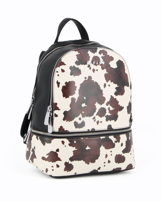 Product: RIFLE - Zaino muccato con due scomparti principali e tasca frontale con zip orizzontale (1 of 4)