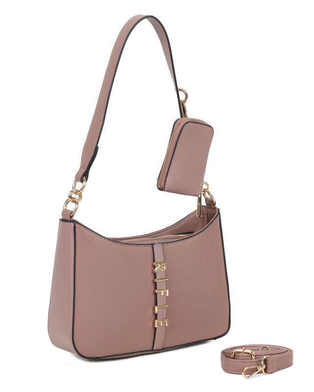 Product: RIFLE - Borsa un manico cipolla con logo frontale e borsellino removibile (1 of 3)