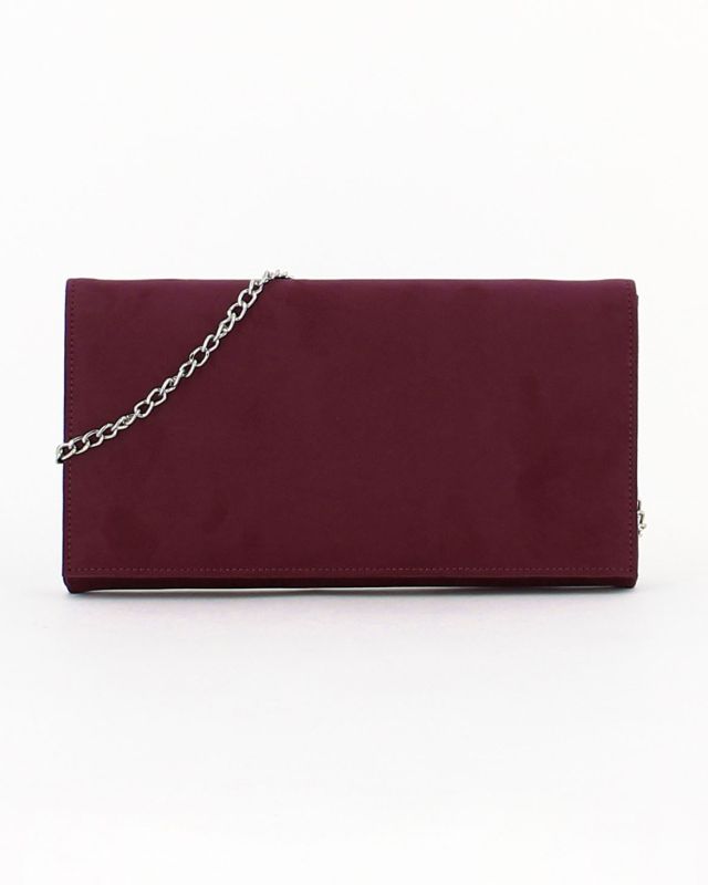 Product: TATOO - Tracolla bordeaux scamosciata con patta, MADE IN ITALY (1 of 4)