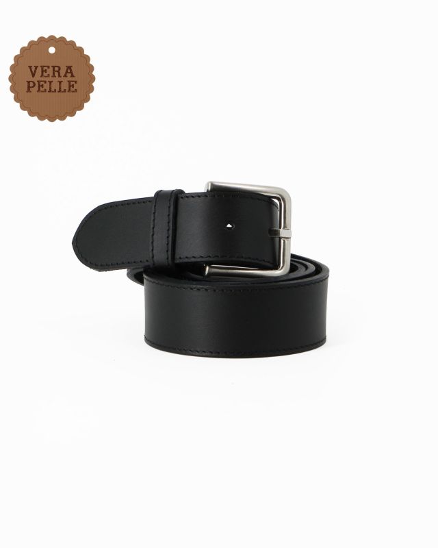 Product: ON SPIRIT - Cinta nera in VERA PELLE - MADE IN ITALY (1 of 3)