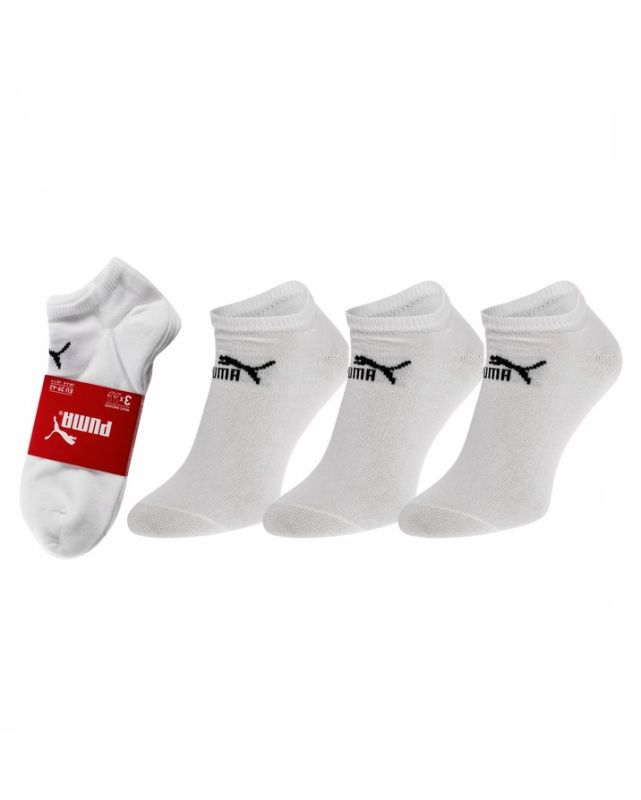Product: PUMA - Set 3 paia calzini fantasmino da uomo bianchi