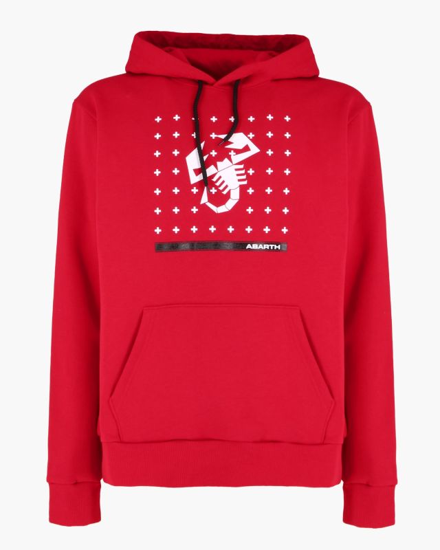 Product: ABARTH - FELPA ROSSA CON CAPPUCCIO DA UOMO (1 of 4)