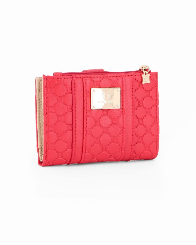 Product: LAURA BIAGIOTTI - Portafoglio rosso loggato con pattina (1 of 3)