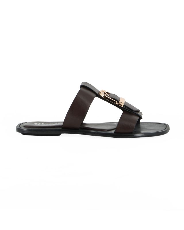 Product: BACHATA - Ciabatta marrone con fibbia centrale (1 of 5)