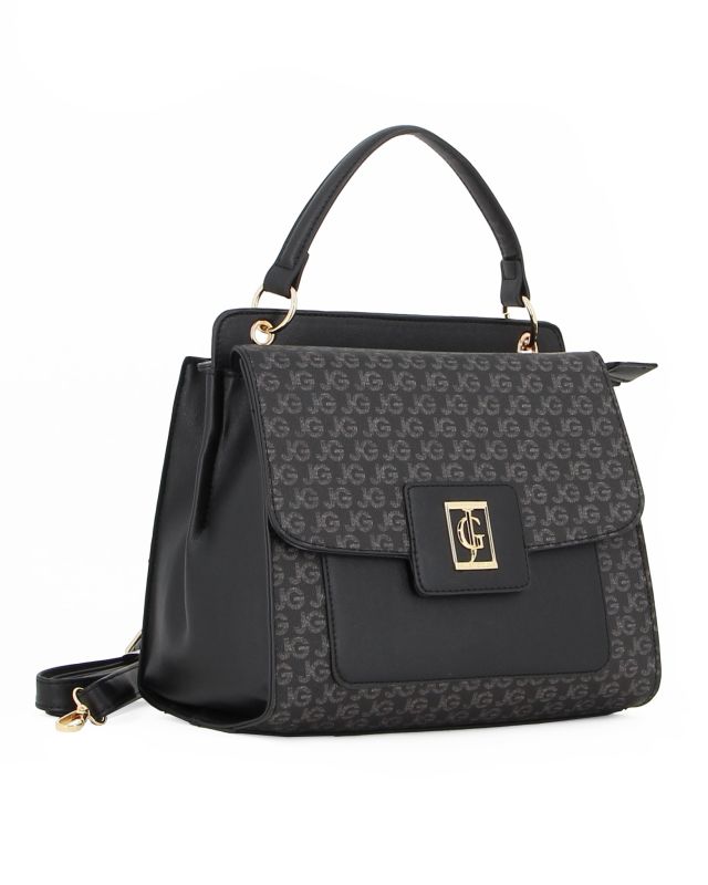 Product: JUST GOLF - Borsa un manico nera con tracolla removibile e tasca fontale loggata con patta (11 of 43)