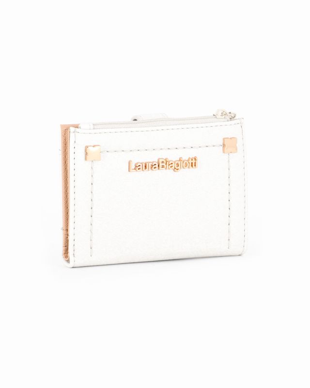 Product: LAURA BIAGIOTTI - Portafoglio bianco con pattina (1 of 3)