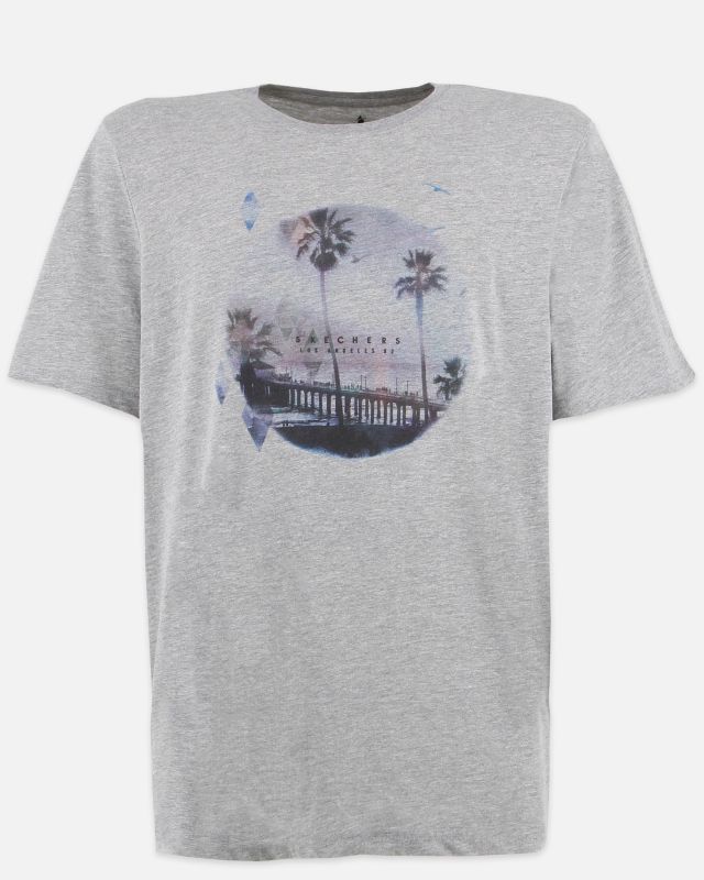 Product: SKECHERS - T-SHIRT UOMO GRIGIA,  M1TS309 (1 of 3)
