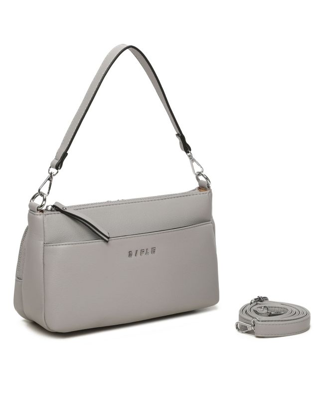 Product: RIFLE - Borsa un manico perla con tasca frontale e posteriore, tracolla removibile (1 of 3)