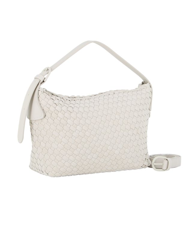Product: DAVID JONES - Borsa bianca intrecciata con manico regolabile (1 of 4)