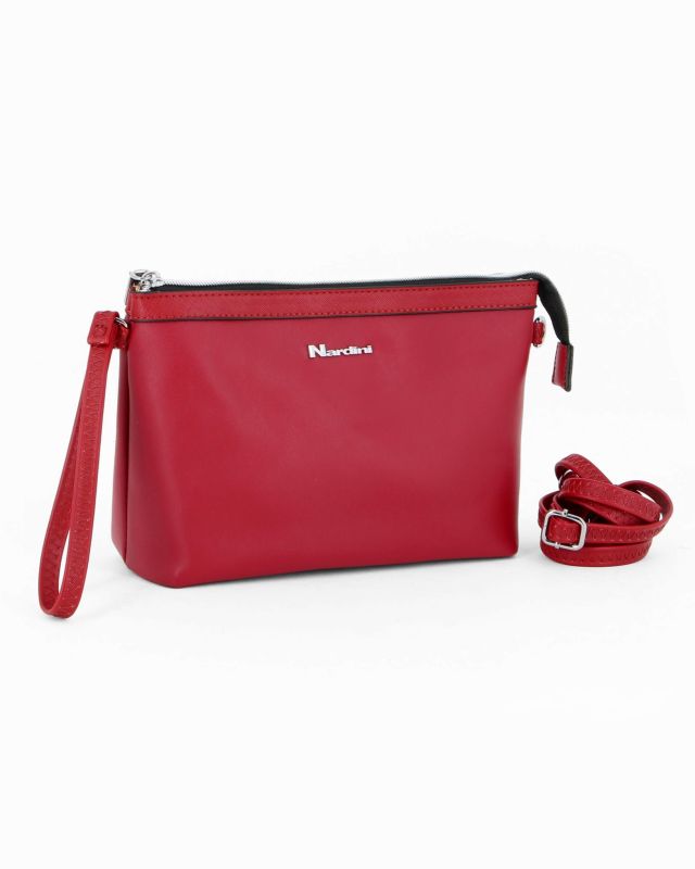 Product: NARDINI -  Pochette rossa con polsiera, tracolla removibile (1 of 4)