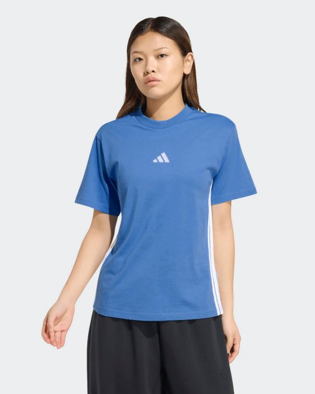 Product: ADIDAS - T-SHIRT AZZURRA DA DONNA ESSENTIAL IN COTONE - KC5197 (1 of 6)