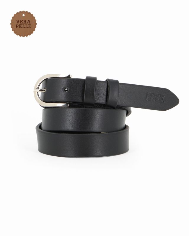Product: RIFLE - Cinta nera da uomo in VERA PELLE (1 of 3)